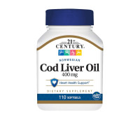 21st Century Cod Liver Oil 400 mg