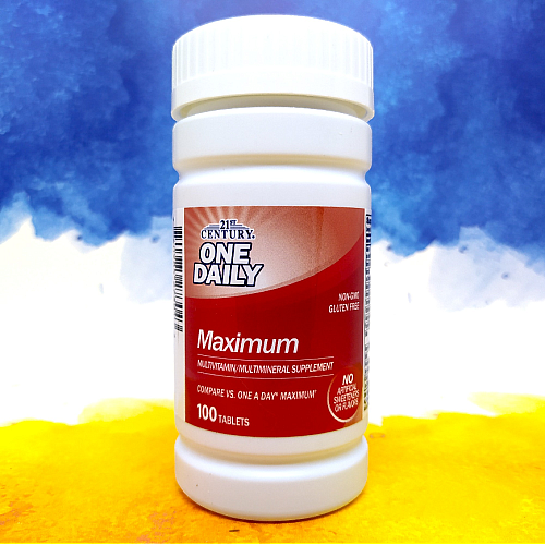 Фото 21st Century One Daily Multivitamin Maximum 100 таблеток