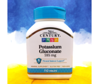 21st Century Potassium Gluconate 595 mg