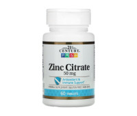 21 Century Zinc Citrate 50 mg