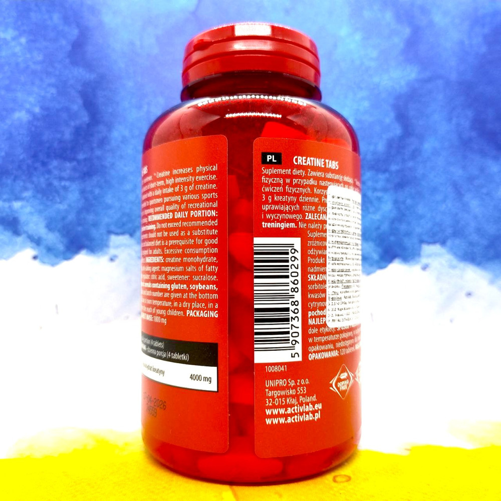 Activlab Creatine Tabs 1000 мг