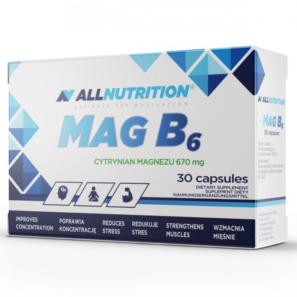 AllNutriton Mag B6 30 капсул