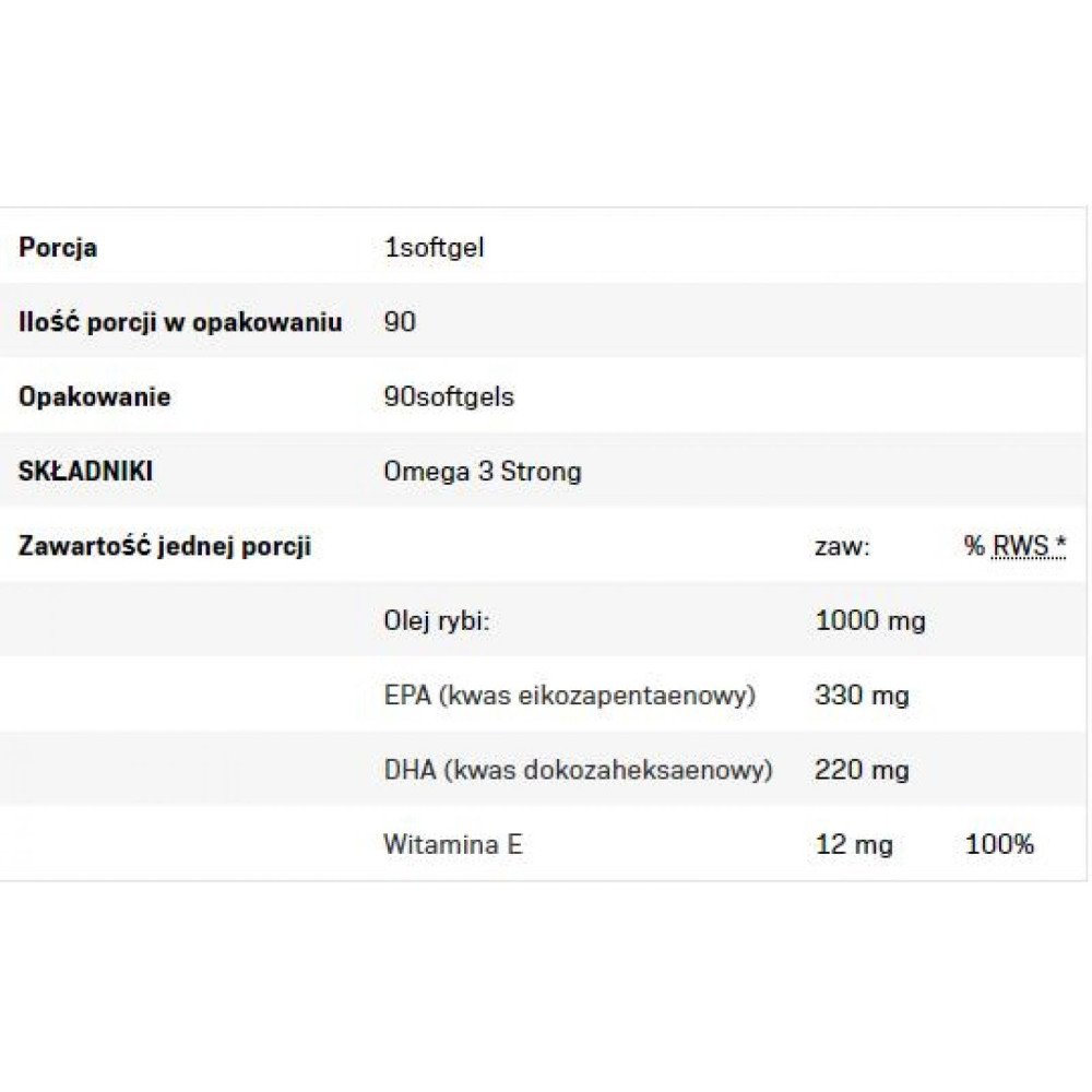 SFD Nutrition Omega 3 Strong 55%