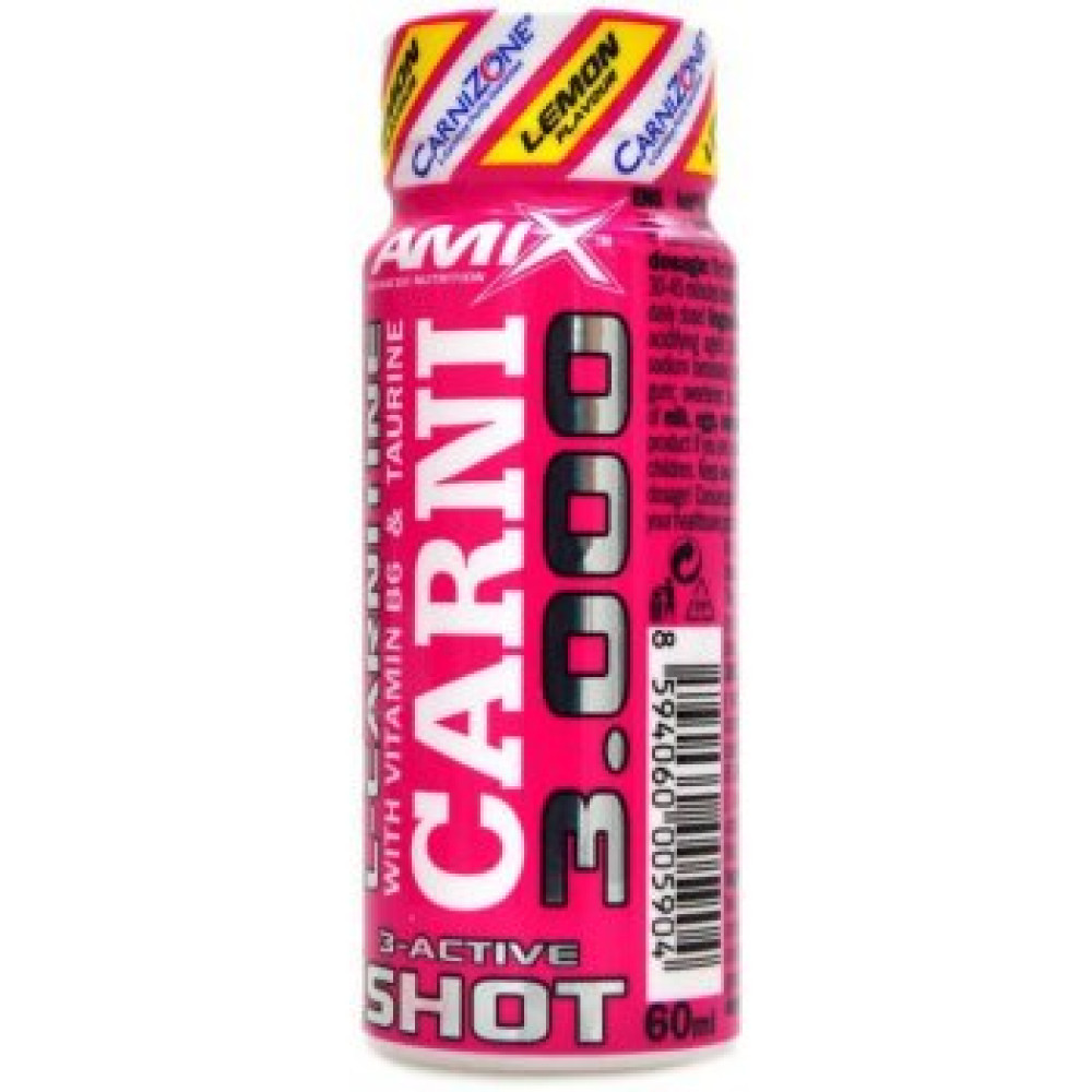 Amix Carni Shot 3000, 20 шотів по 60 мл
