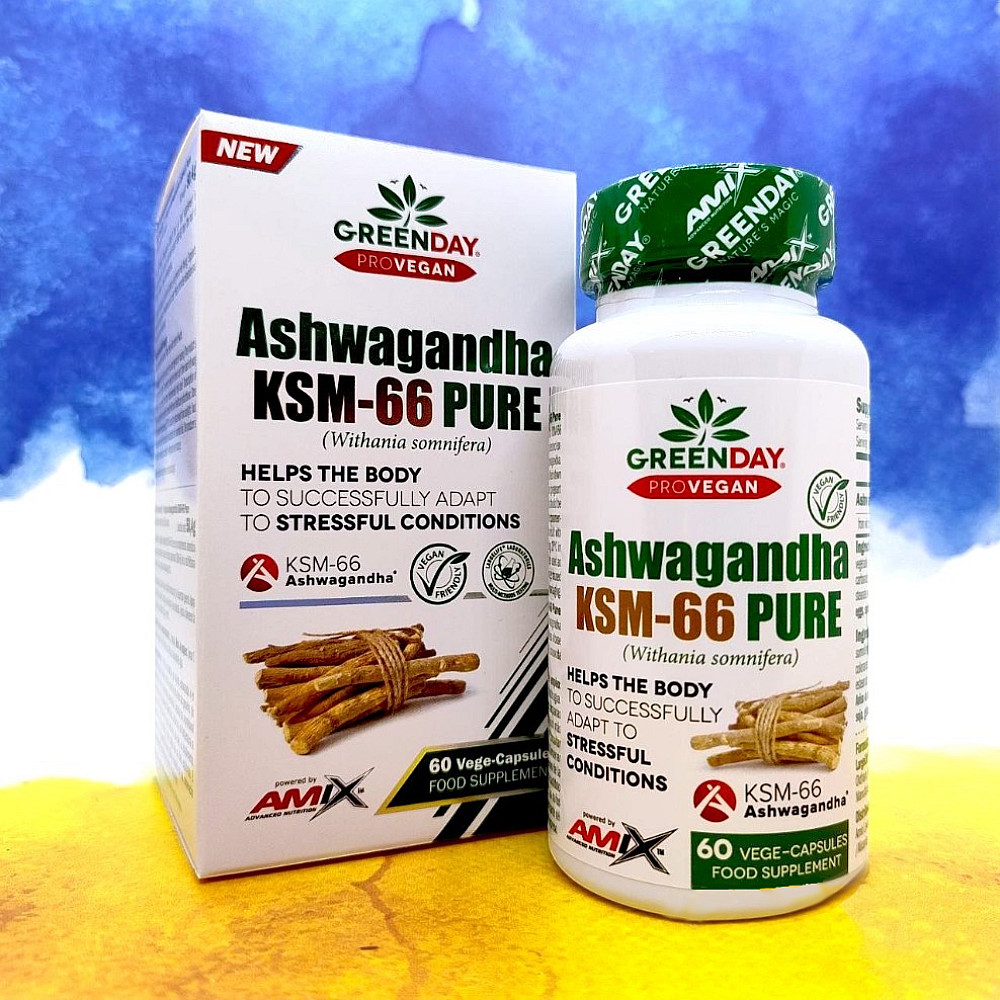 Amix GreenDay ProVegan Ashwagandha KSM-66