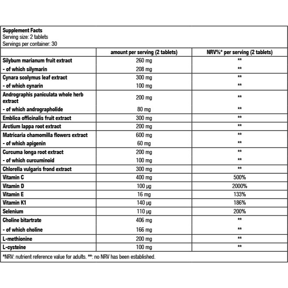 BioTech Liver Aid 60 таблеток