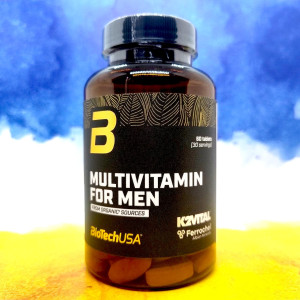 BioTech Multivitamin for Men Organic 60 таблеток