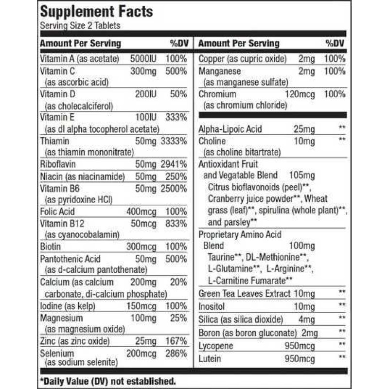 BioTech Multivitamin for Men Organic 60 таблеток