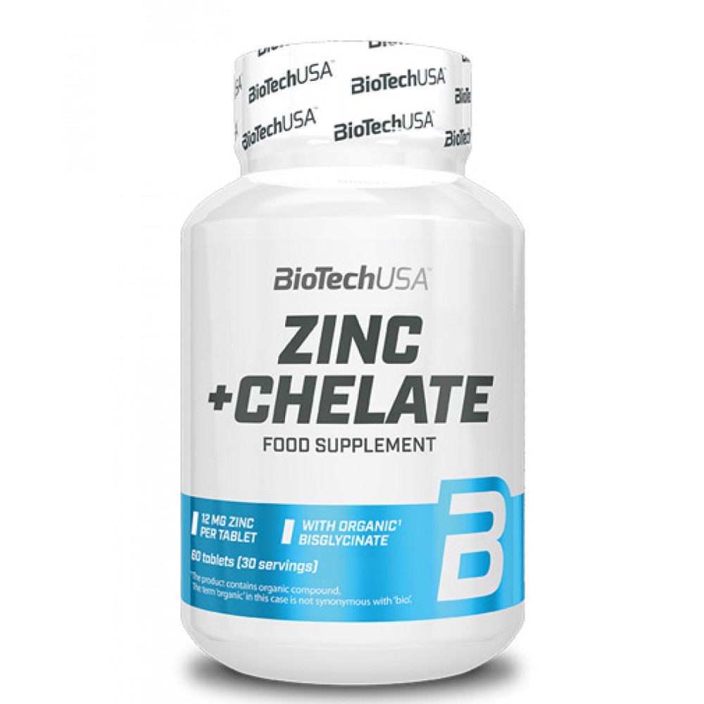 Biotech USA Zinc + Chelate 60 таблеток
