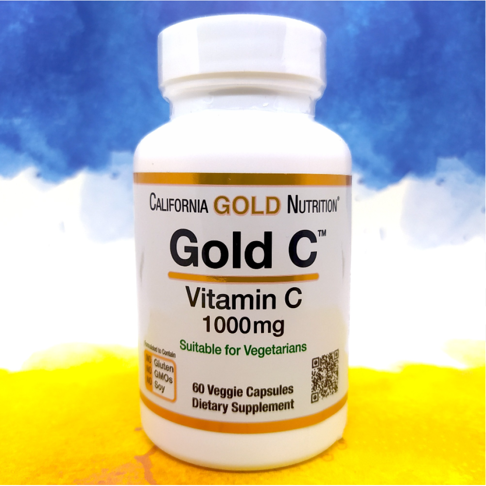 California Gold Nutrition Gold C Vitamin C 1000 mg 60 капсул