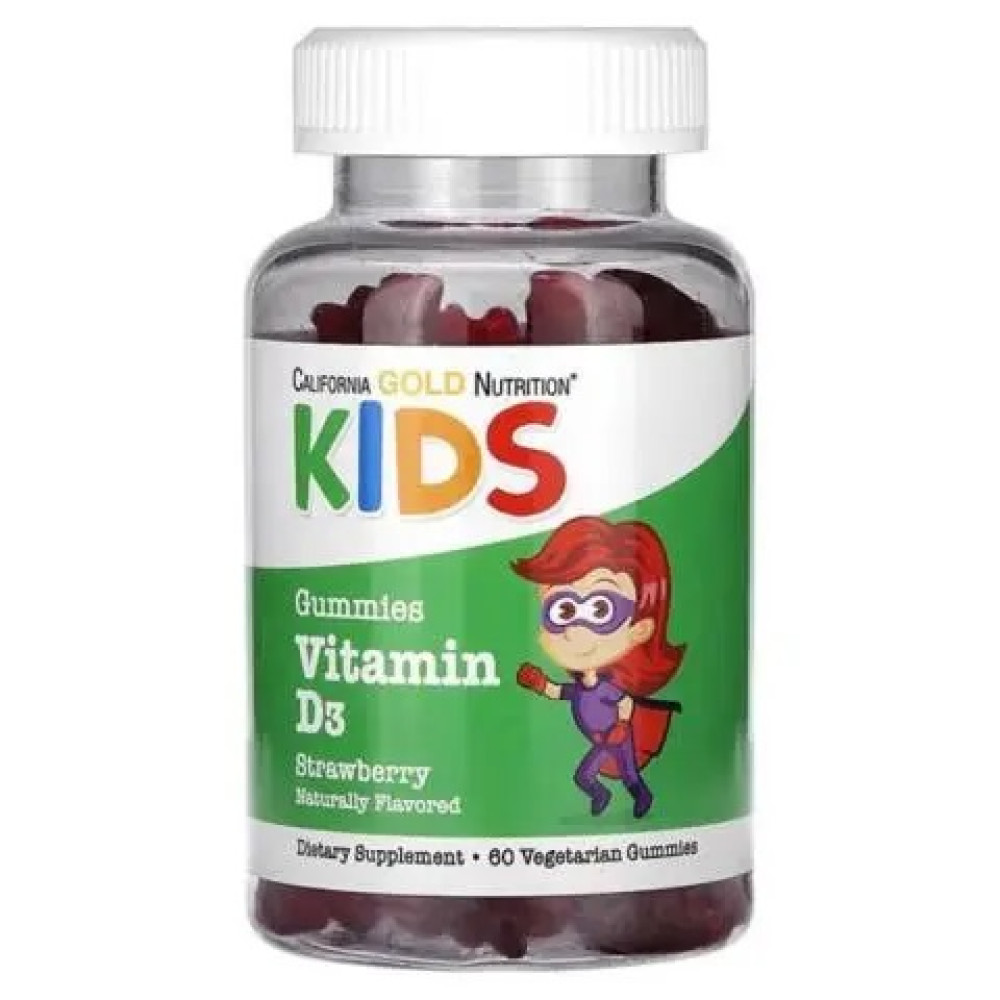 California Gold Nutrition Kids Vitamin D3 60 желейок