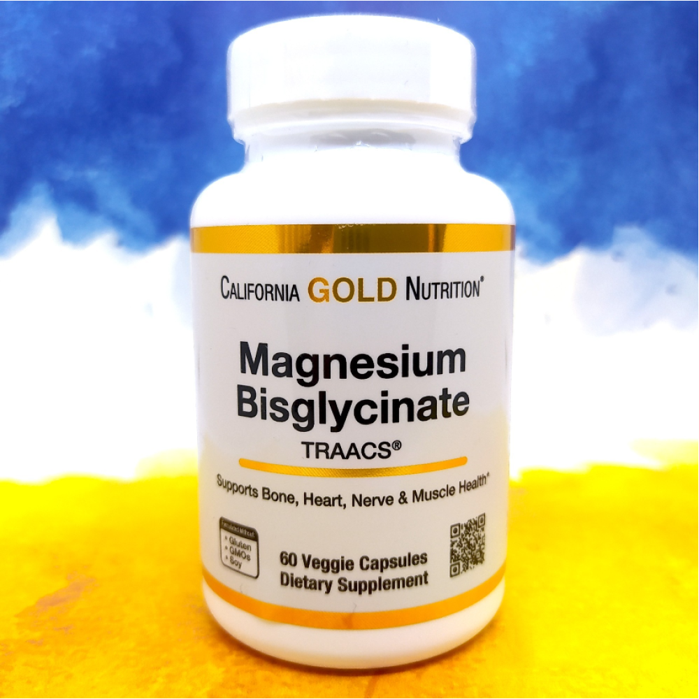 California Gold Nutrition Magnesium Bisglycinate 60 капсул