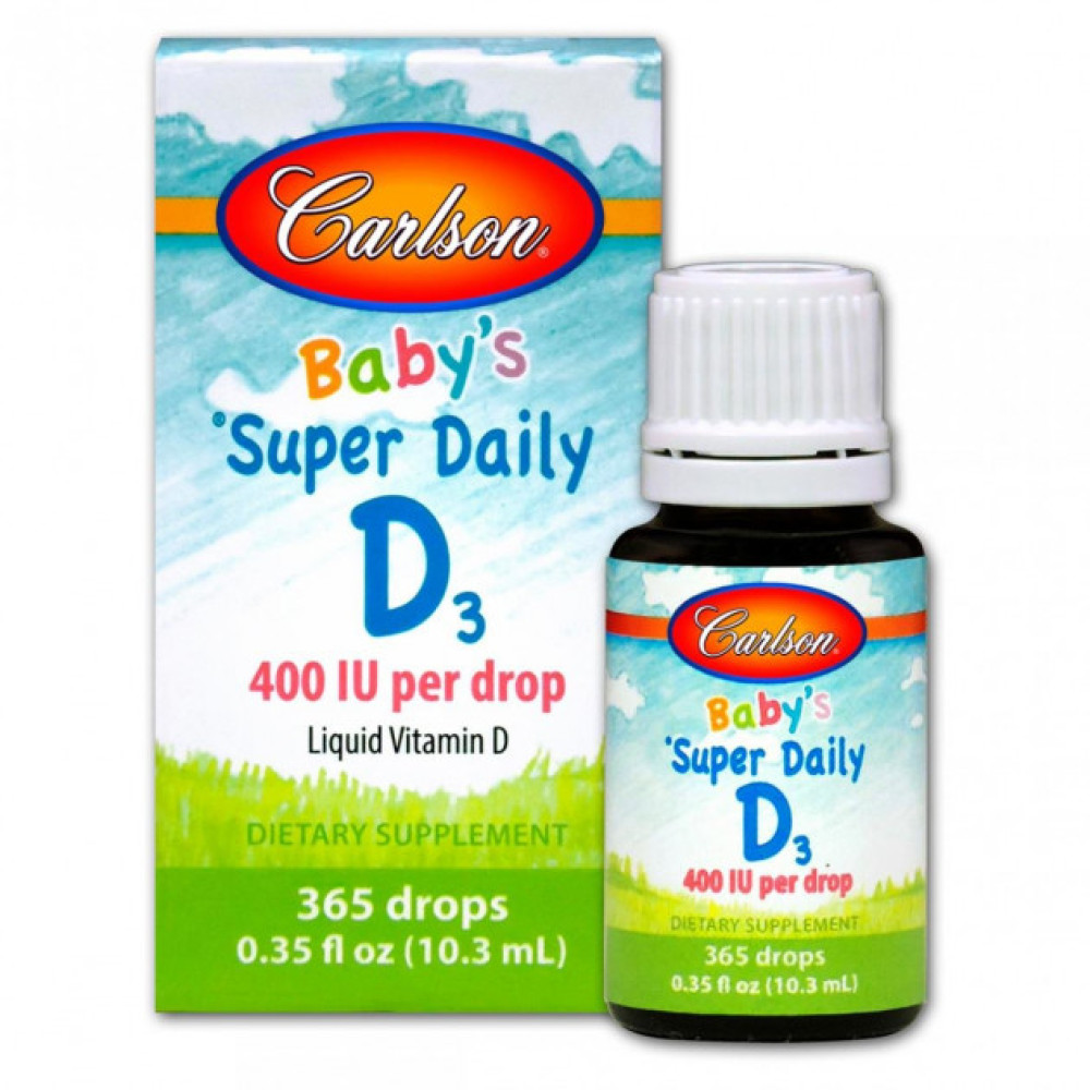 Carlson Labs	Baby's Super Daily D3 400 IU 10,3 мл