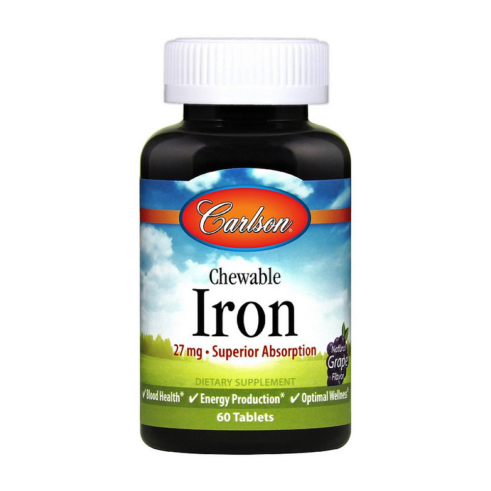 Carlson Labs Chewable Iron 27 mg
