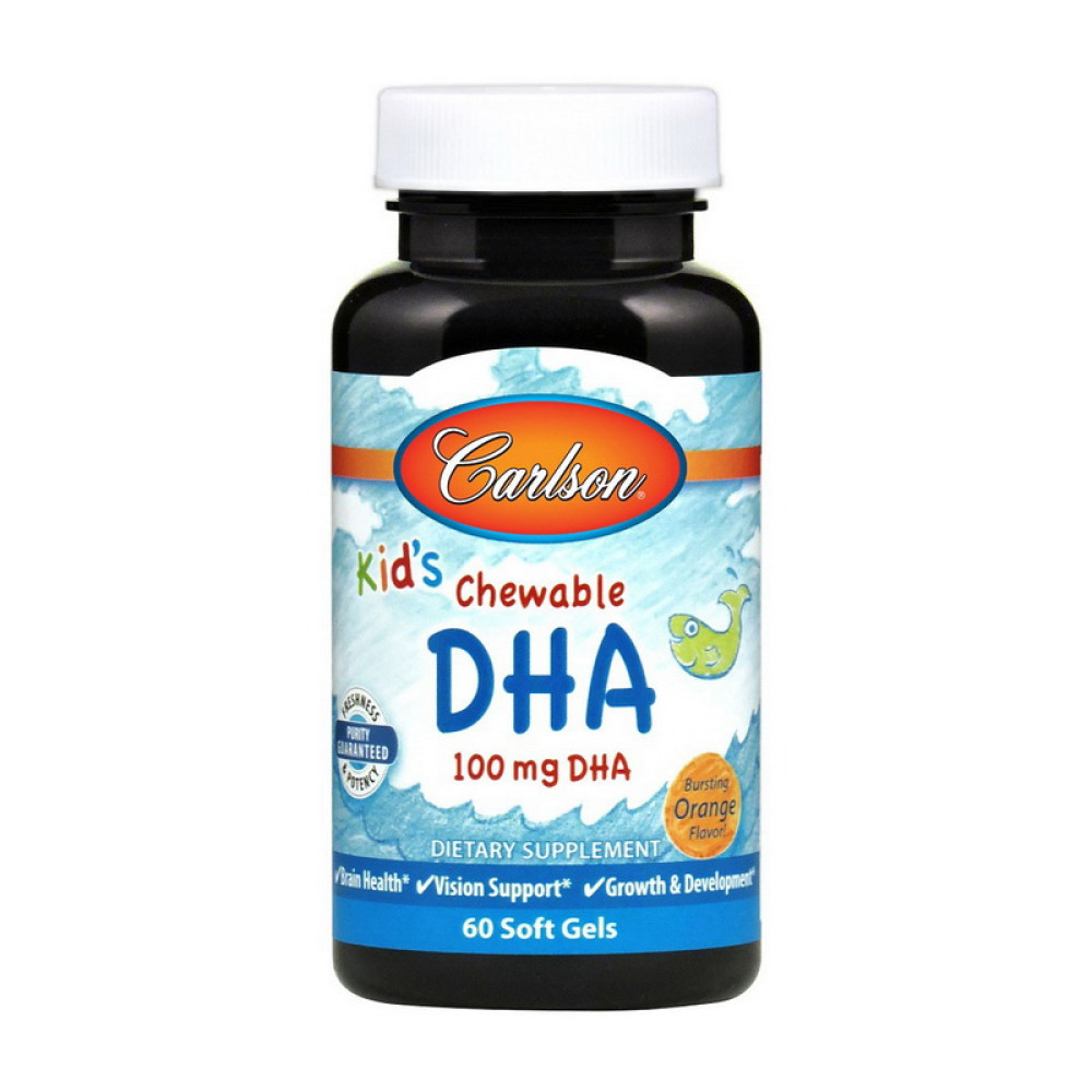 Carlson Labs Kid's Chewable DHA 100 mg