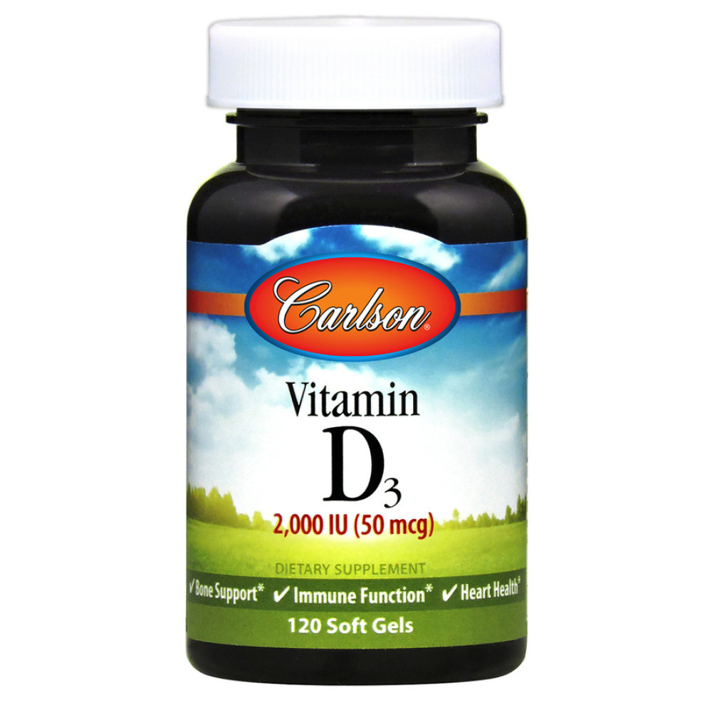 Carlson Labs	Vitamin D3 2000 МЕ