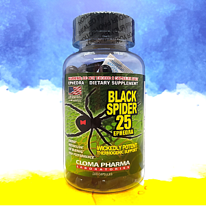 Black Spider 25 - жиросжигатель черная вдова