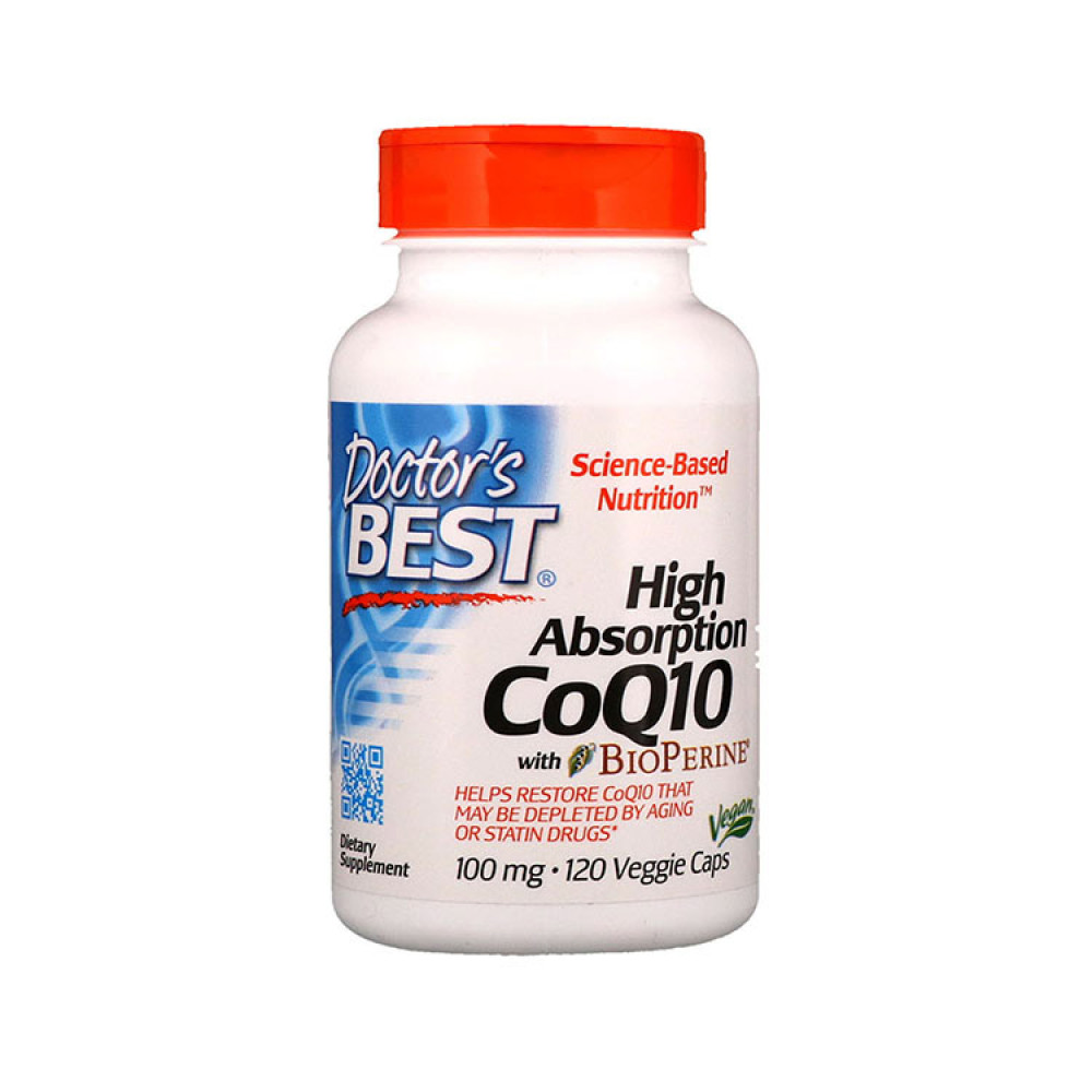 Doctor's BEST High Absorption CoQ10 100 mg with BioPerine