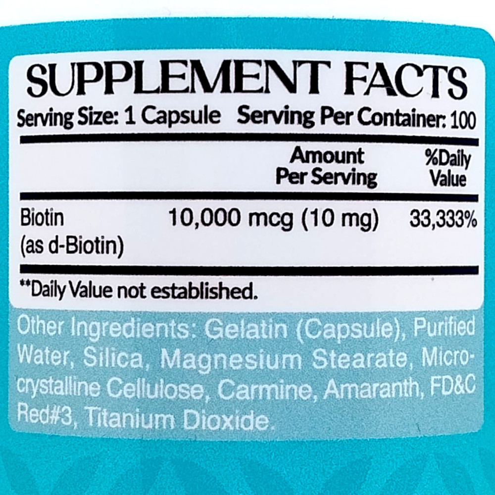 Earths Creation Biotin 10,000 mcg