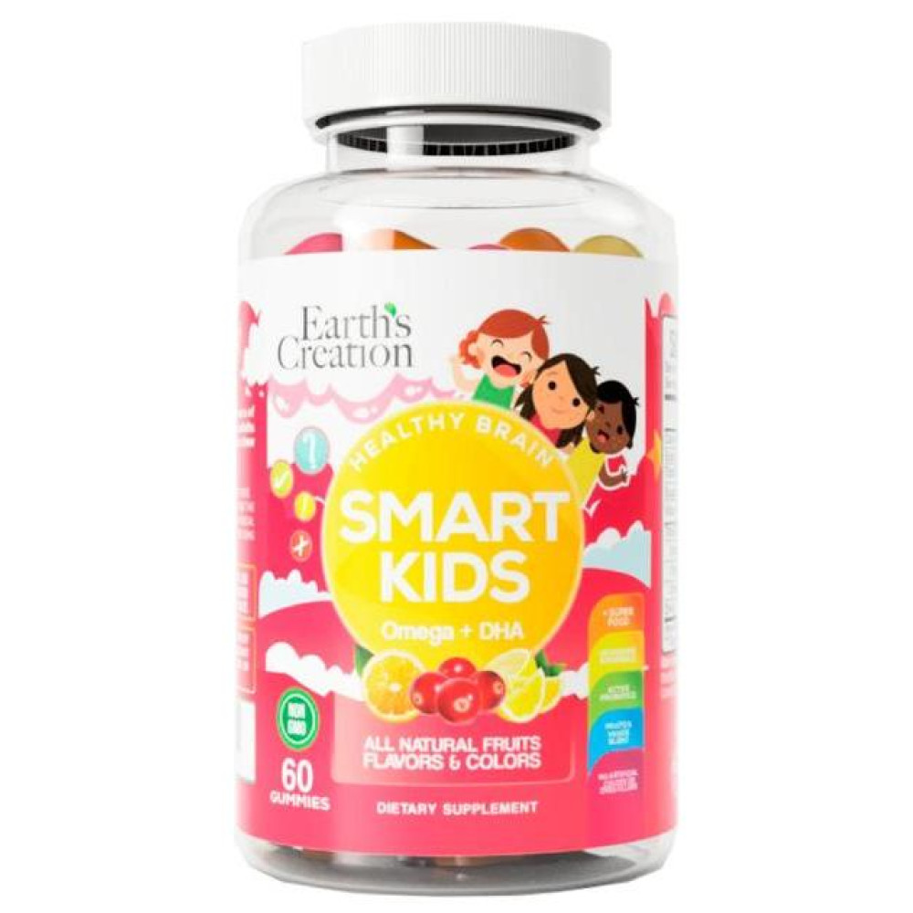 Earths Creation Smart Kids Omega 60 цукерок