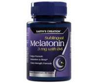 Earths Creation Sublingual Melatonin 3 mg B-6