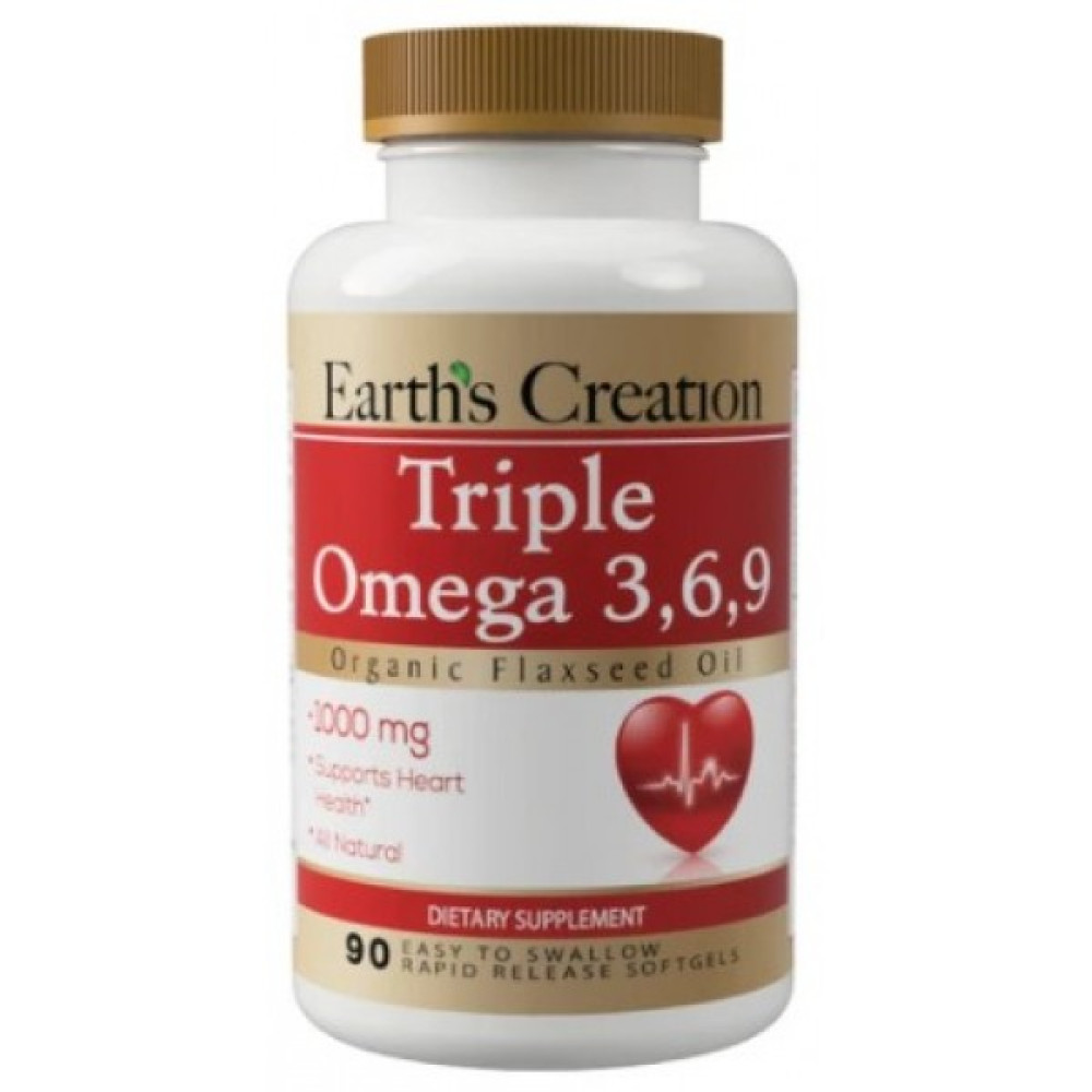 Earths Creation Omega 3-6-9 90 капсул