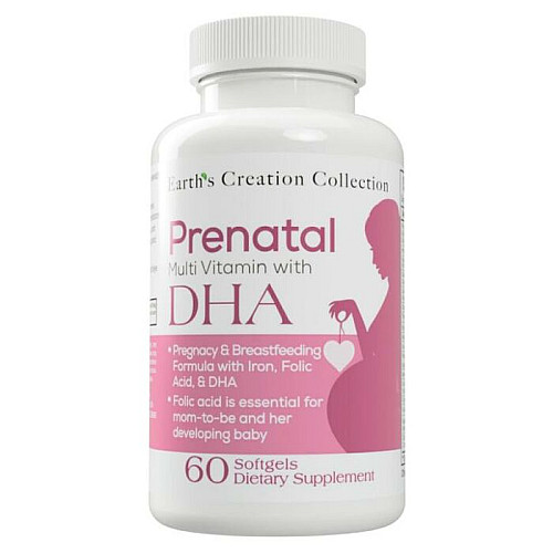 Фото Earth Creatio Prenatal Plus DHA 60 капсул