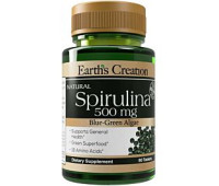 Earths Creation Spirulina 500 mg