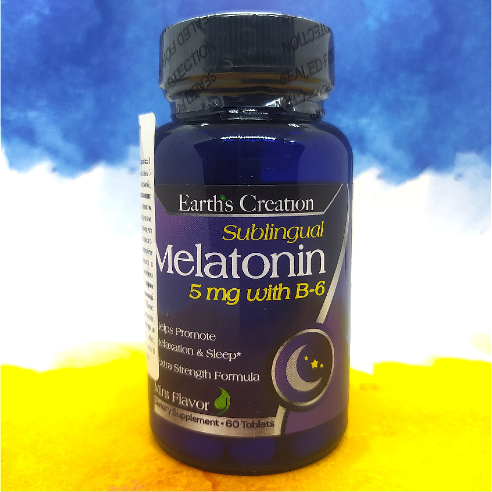 Earths Creation Sublingual Melatonin 5 mg
