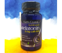 Earths Creation Sublingual Melatonin 5 mg B-6