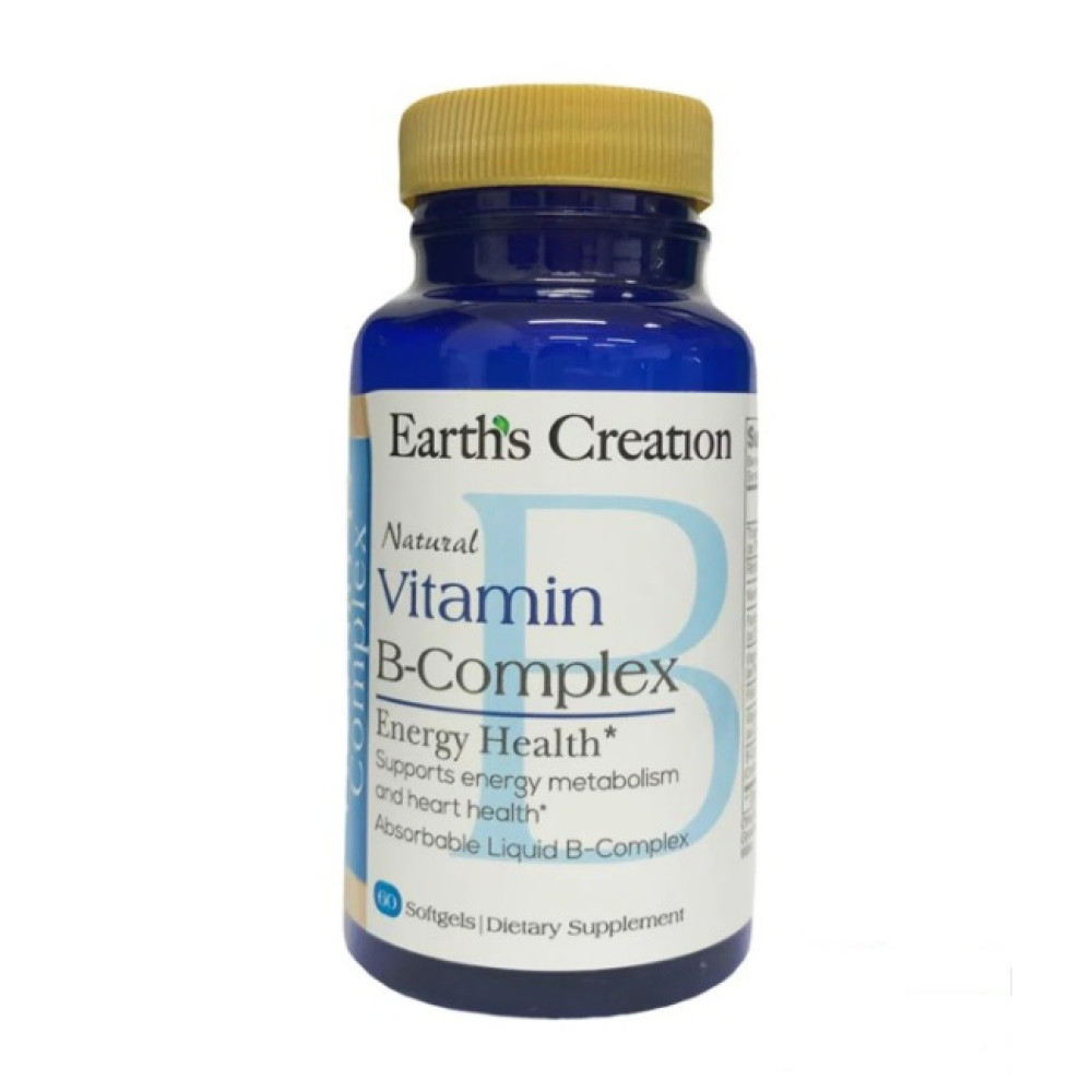 Earths Creation Vitamin B Complex 60 капсул