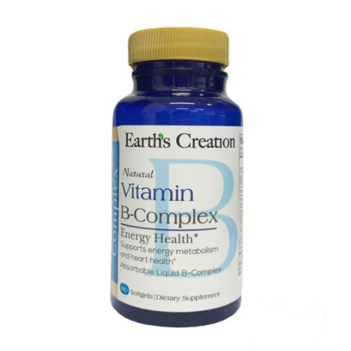 Фото Earths Creation Vitamin B Complex 60 капсул