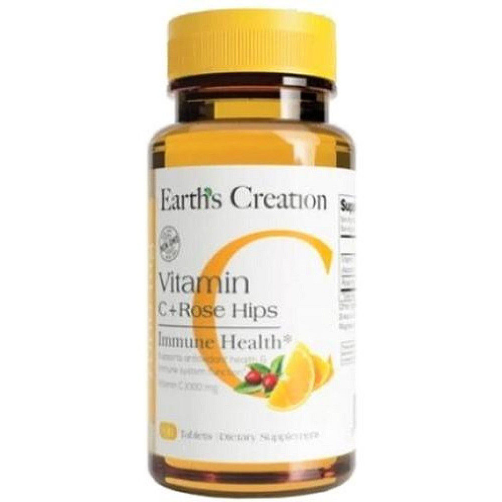 Earths Creation Vitamin C 1000 mg rose hips