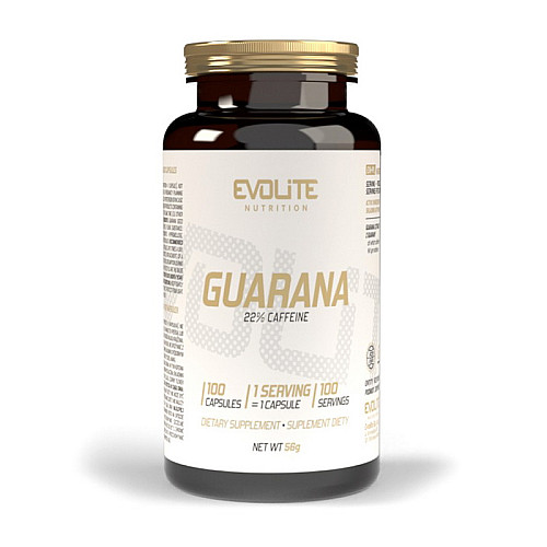 Фото Evolite Nutrition Guarana 22% Caffeine 100 капсул