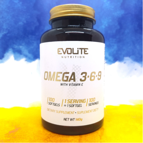 Фото Evolite Nutrition Omega 3-6-9 100 капсул