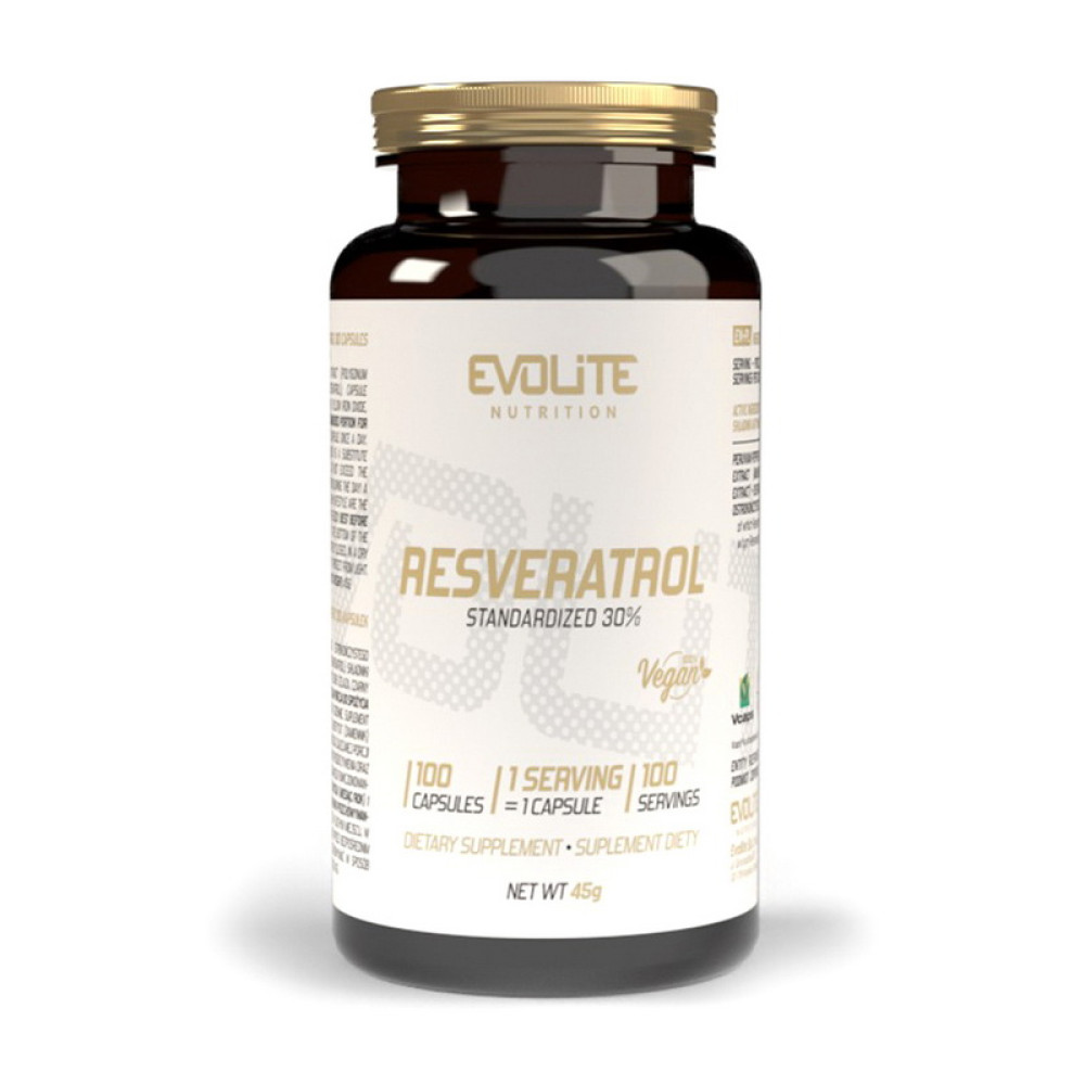 Evolite Nutrition Resveratrol 200 mg 100 капсул