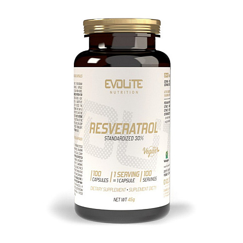 Фото Evolite Nutrition Resveratrol 200 mg 100 капсул