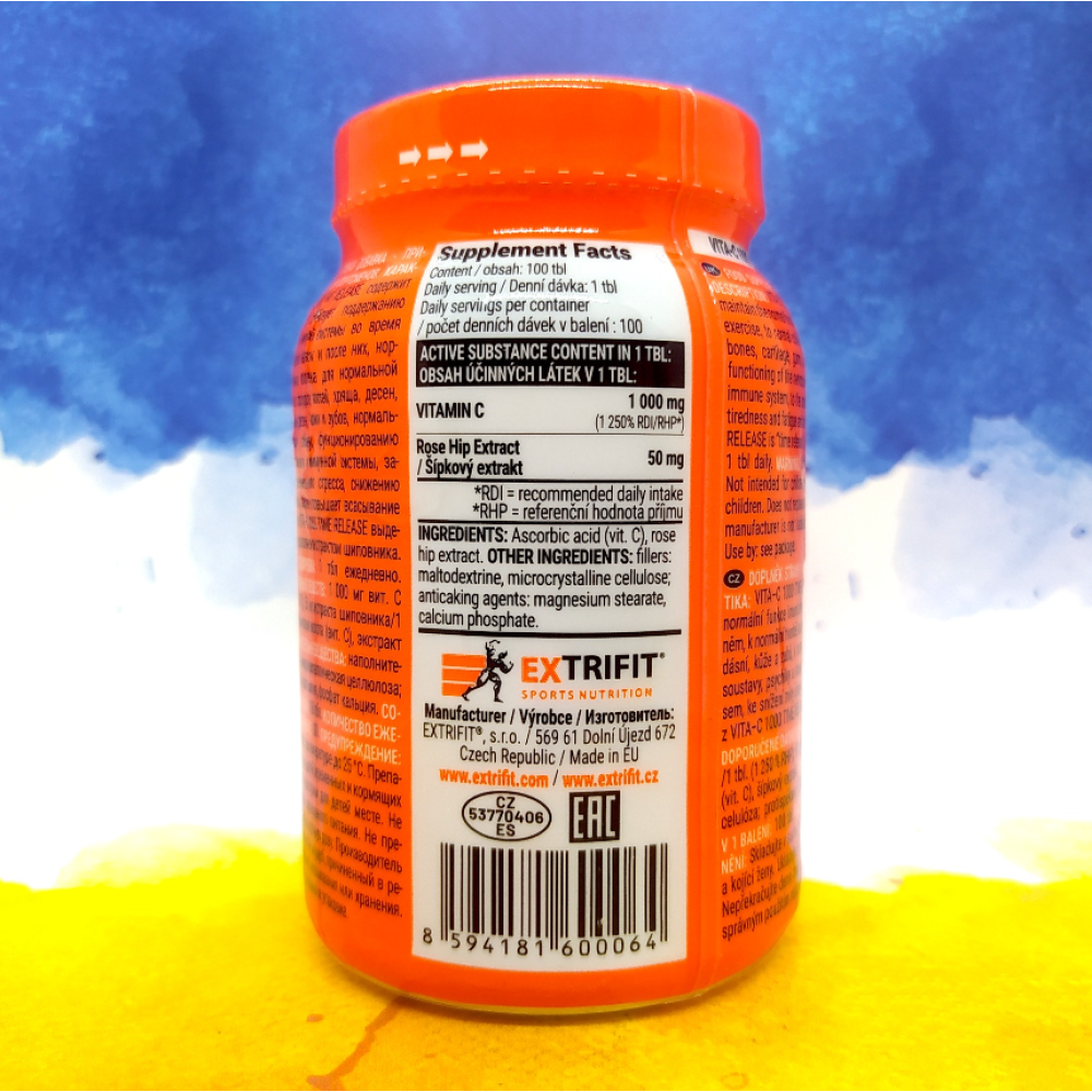Extrifit Vita-C Time Release 1000 mg 100 таблеток