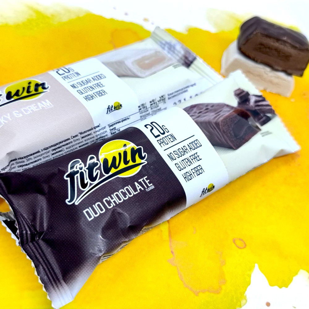 FitWin батончики 20g Protein Bar 12x60 грамм