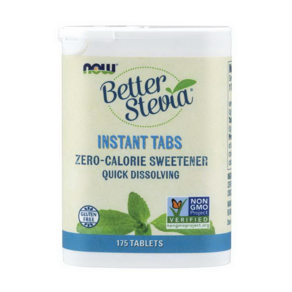 NOW Better Stevia instant tabs, харчовий замінник