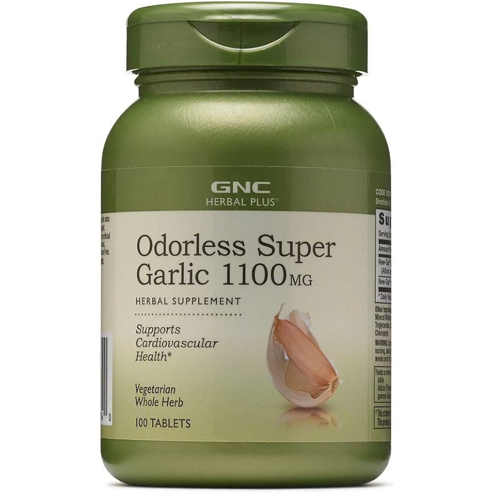 GNC Odorless Super Garlic 1100 mg 100 капсул