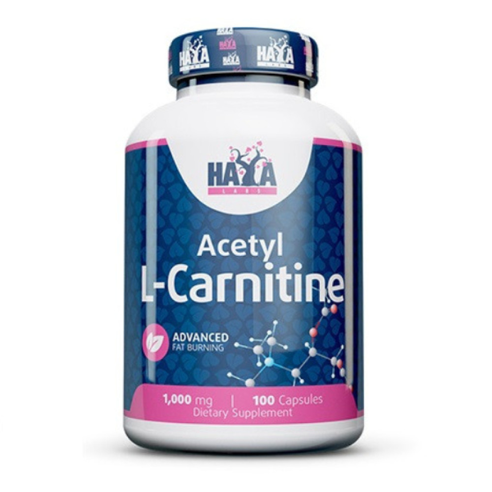 Haya Labs Acetyl L-Carnitine 1000 mg 100 капсул