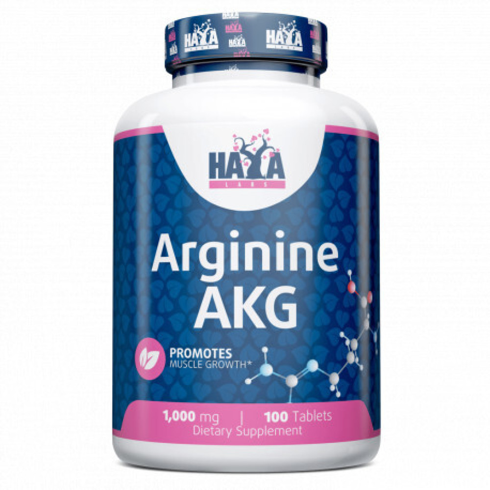 Haya Labs Arginine AKG 1000mg 100 таблеток