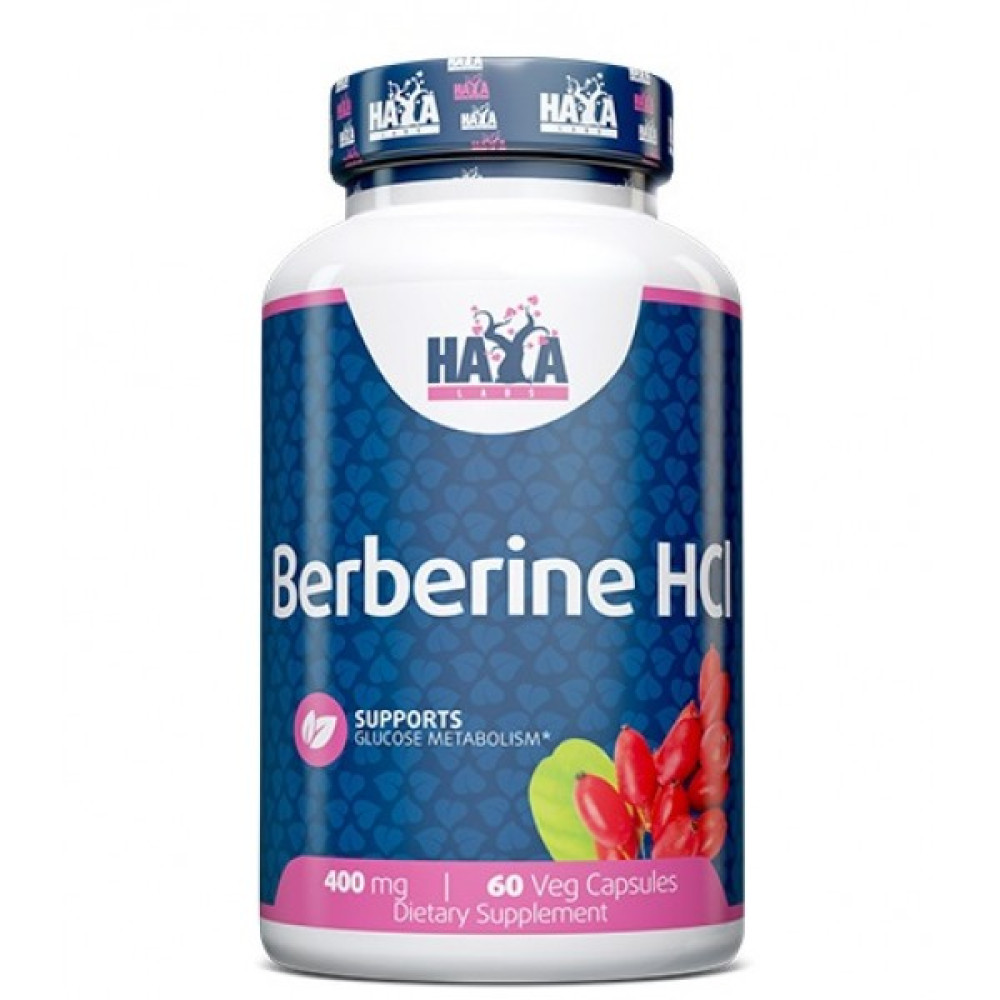 Haya Labs Berberine HCL 400 mg 60 капсул