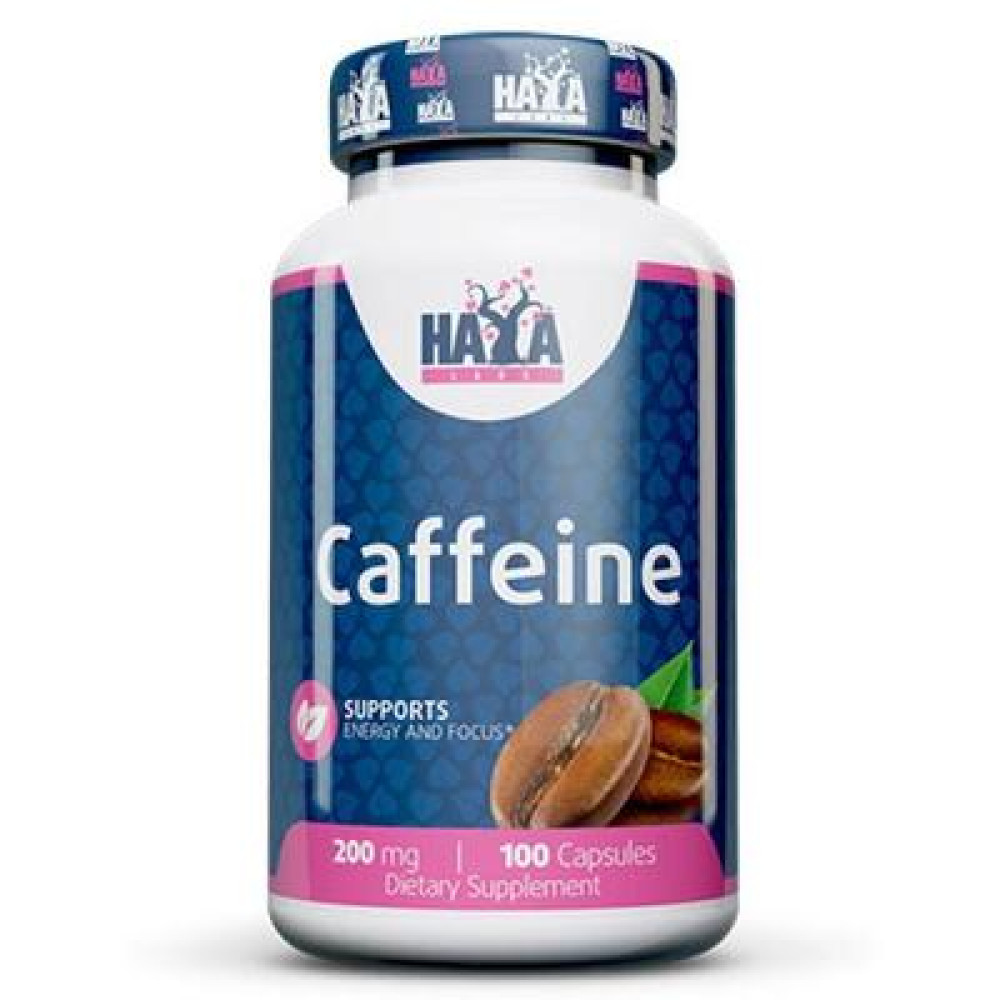 Haya Labs Caffeine 200 mg 100 капсул