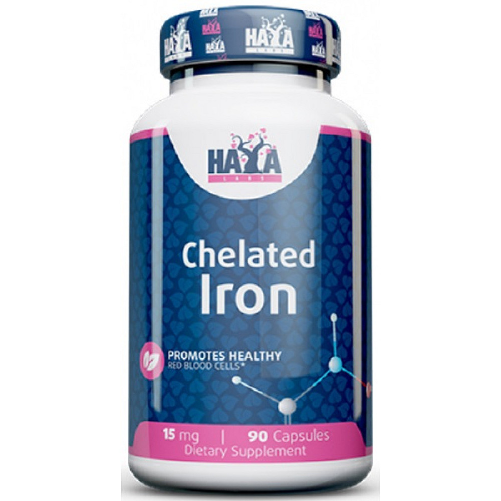 Haya Labs Chelated Iron 15 mg