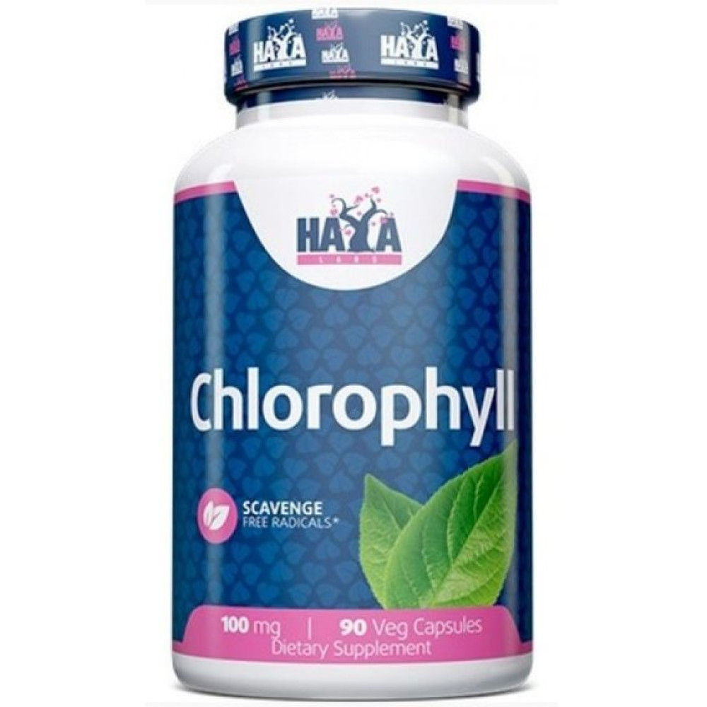 Haya Labs Chlorophyll 100 mg 90 капсул, купить в Киеве и Украине - Здоровяк