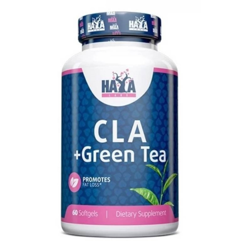 Haya Labs CLA  800 + Green Tea 60 капсул