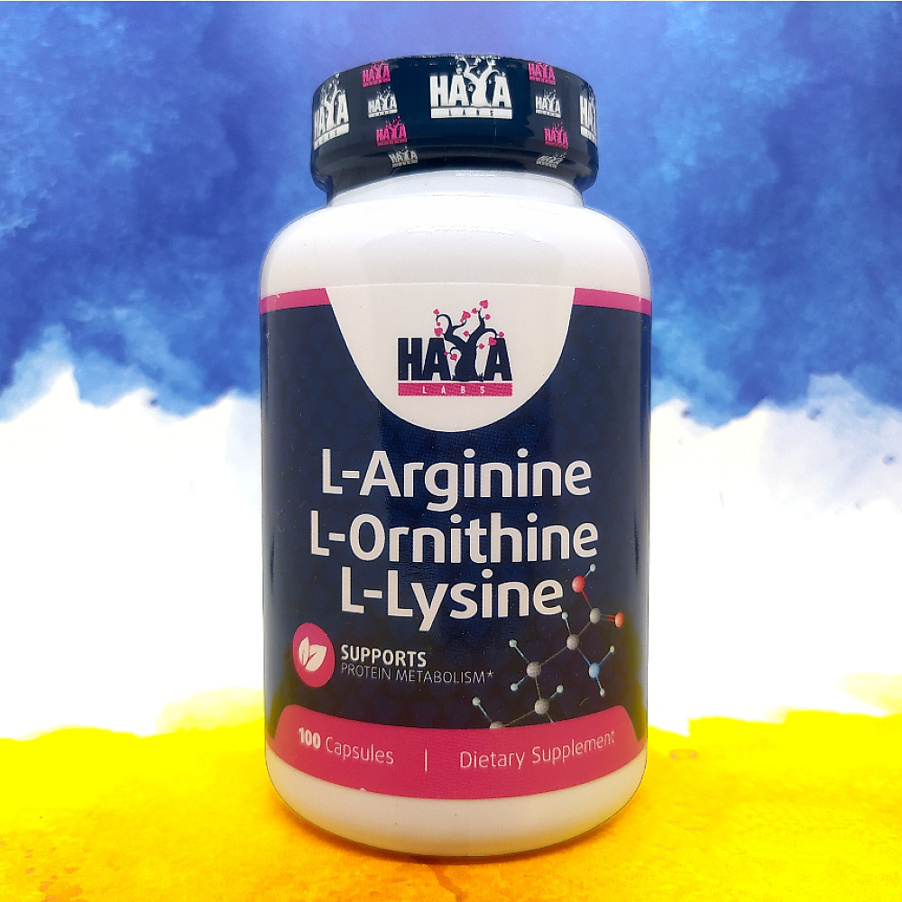 Haya Labs L-Arginine L-Ornithine L-Lysine