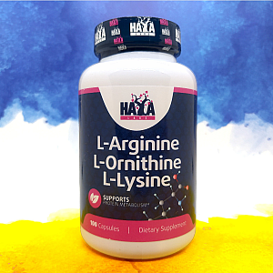 Haya Labs L-Arginine L-Ornithine L-Lysine
